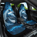New Zealand Matariki Car Seat Cover Pigeon Kereru Maori Fern Art