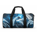 New Zealand Matariki Duffle Bag Pigeon Kereru Maori Fern Art