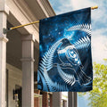 New Zealand Matariki Garden Flag Pigeon Kereru Maori Fern Art