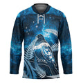 New Zealand Matariki Hockey Jersey Pigeon Kereru Maori Fern Art