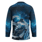 New Zealand Matariki Hockey Jersey Pigeon Kereru Maori Fern Art