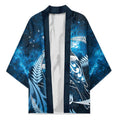 New Zealand Matariki Kimono Pigeon Kereru Maori Fern Art
