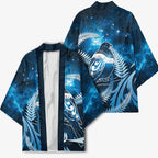 New Zealand Matariki Kimono Pigeon Kereru Maori Fern Art