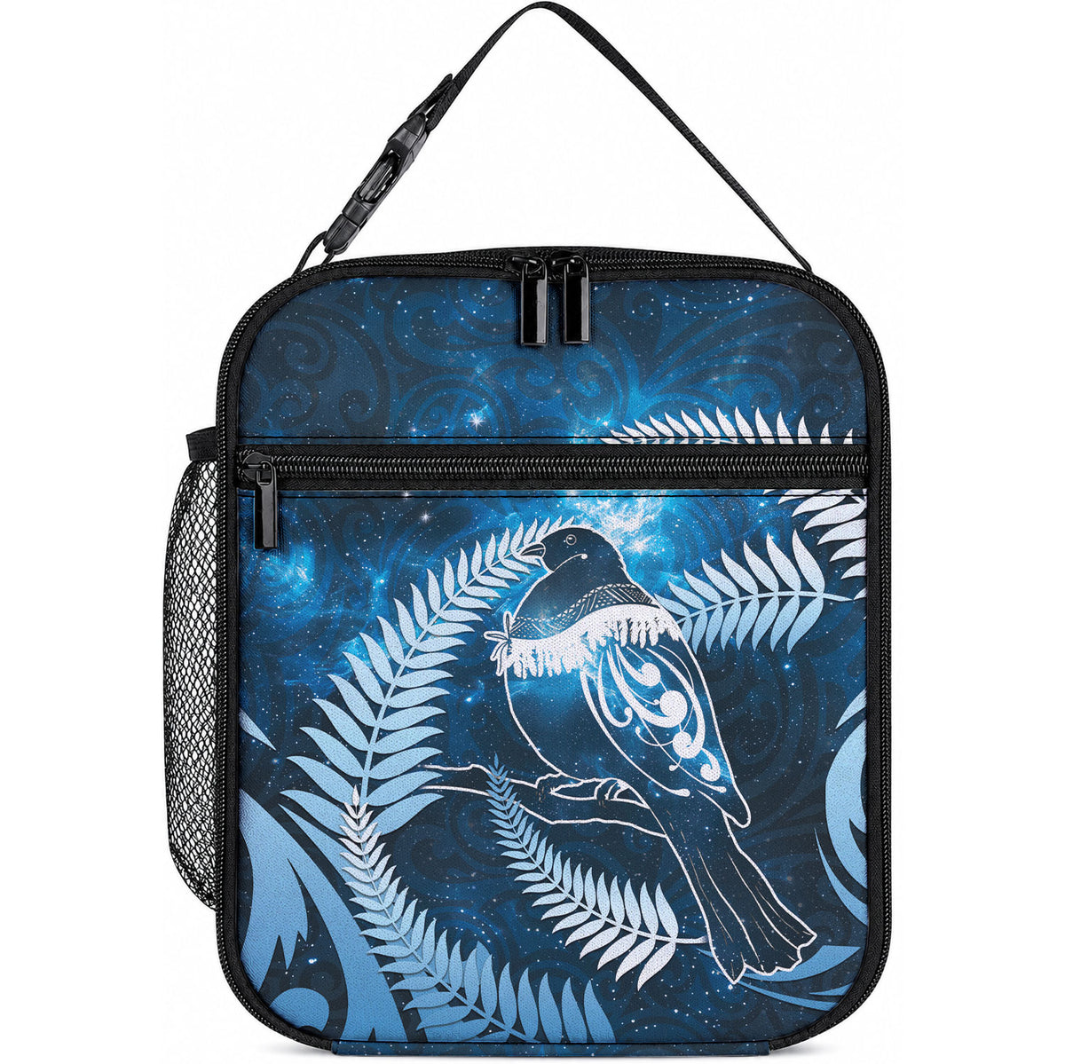 New Zealand Matariki Lunch Bag Pigeon Kereru Maori Fern Art