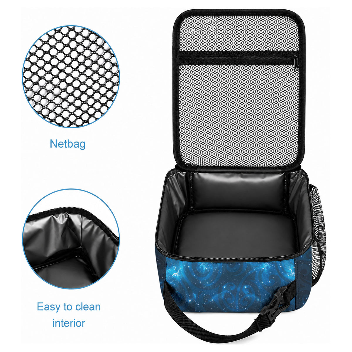 New Zealand Matariki Lunch Bag Pigeon Kereru Maori Fern Art