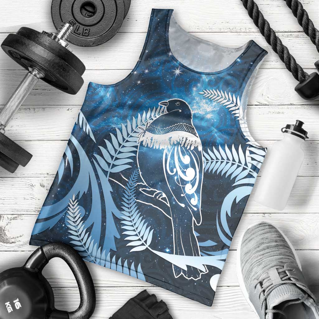New Zealand Matariki Men Tank Top Pigeon Kereru Maori Fern Art