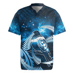New Zealand Matariki Rugby Jersey Pigeon Kereru Maori Fern Art