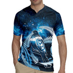 New Zealand Matariki Rugby Jersey Pigeon Kereru Maori Fern Art