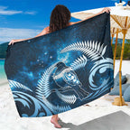New Zealand Matariki Sarong Pigeon Kereru Maori Fern Art
