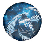 New Zealand Matariki Spare Tire Cover Pigeon Kereru Maori Fern Art