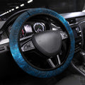 New Zealand Matariki Steering Wheel Cover Pigeon Kereru Maori Fern Art