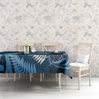 New Zealand Matariki Tablecloth Pigeon Kereru Maori Fern Art