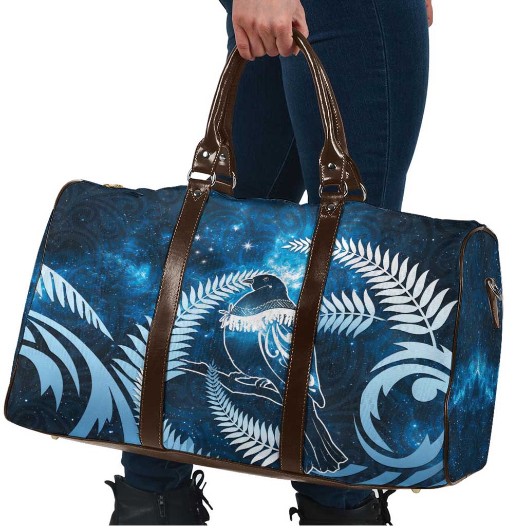 New Zealand Matariki Travel Bag Pigeon Kereru Maori Fern Art
