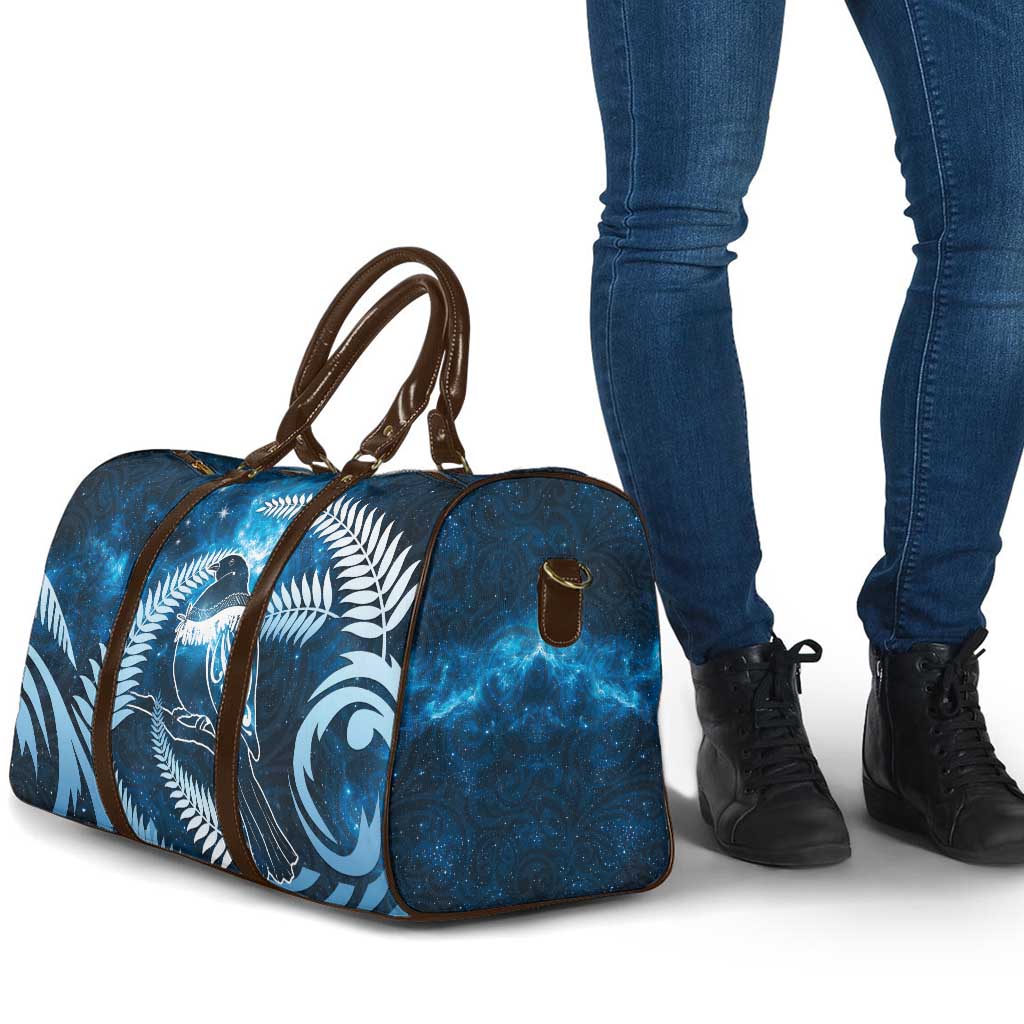 New Zealand Matariki Travel Bag Pigeon Kereru Maori Fern Art