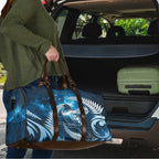 New Zealand Matariki Travel Bag Pigeon Kereru Maori Fern Art