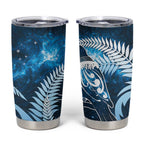 New Zealand Matariki Tumbler Cup Pigeon Kereru Maori Fern Art