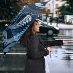 New Zealand Matariki Umbrella Pigeon Kereru Maori Fern Art