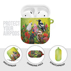 Australian Native Birds AirPods Case Art Dot Painting Pattern