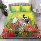 Australian Native Birds Bedding Set Art Dot Painting Pattern