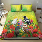 Australian Native Birds Bedding Set Art Dot Painting Pattern