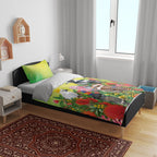 Australian Native Birds Bedding Set Art Dot Painting Pattern