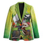 Australian Native Birds Blazer Art Dot Painting Pattern