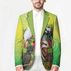Australian Native Birds Blazer Art Dot Painting Pattern