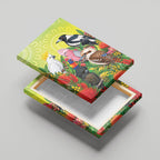 Australian Native Birds Canvas Wall Art Art Dot Painting Pattern