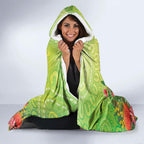 Australian Native Birds Hooded Blanket Art Dot Painting Pattern