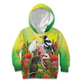 Australian Native Birds Kid Hoodie Art Dot Painting Pattern