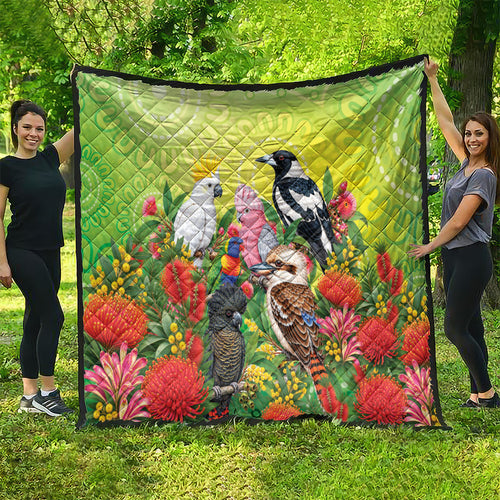 Australian Native Birds Quilt Art Dot Painting Pattern