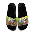 Australian Native Birds Slide Sandals Art Dot Painting Pattern