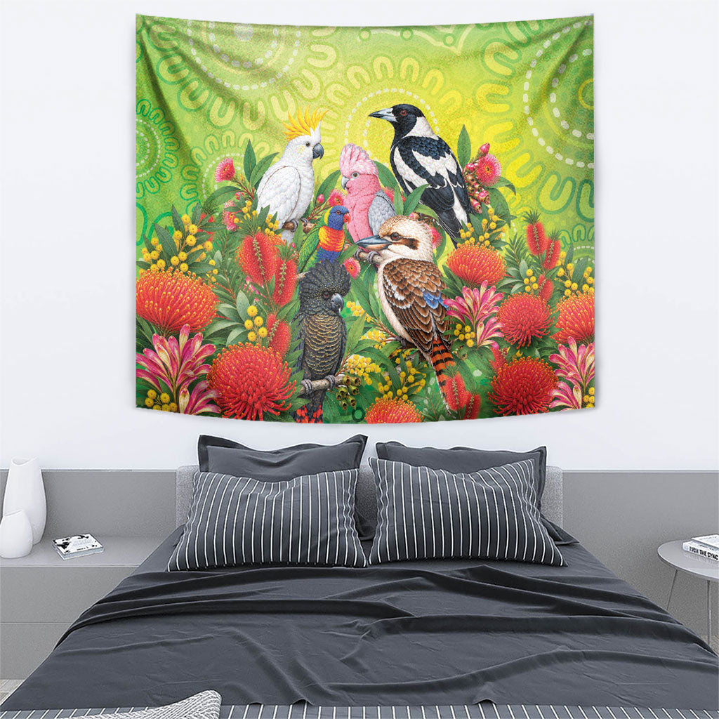 Australian Native Birds Tapestry Art Dot Painting Pattern