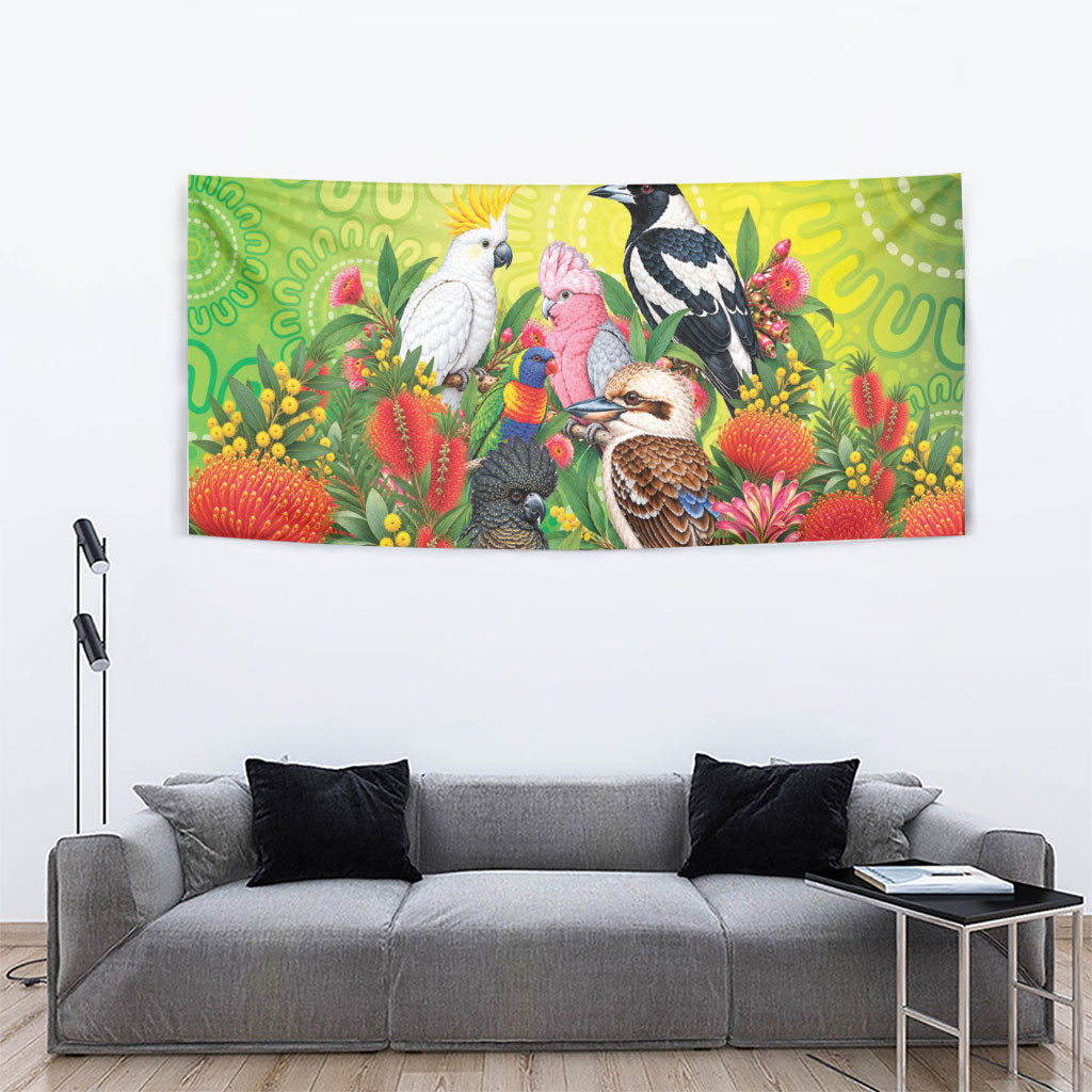 Australian Native Birds Tapestry Art Dot Painting Pattern