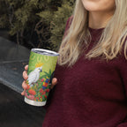 Australian Native Birds Tumbler Cup Art Dot Painting Pattern