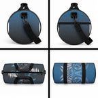 New Zealand Huia Bird Duffle Bag Aotearoa Maori Pattern