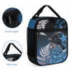 New Zealand Huia Bird Lunch Bag Aotearoa Maori Pattern