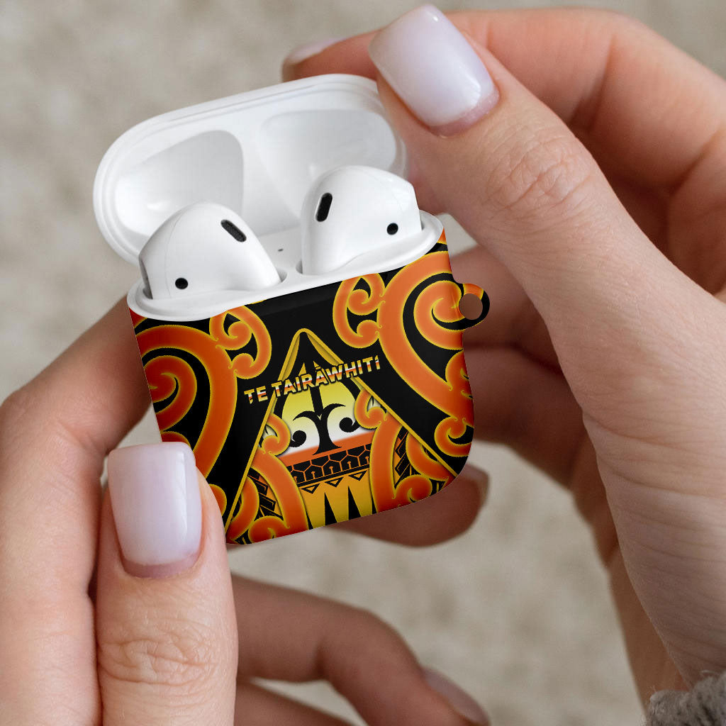 New Zealand Te Tairawhiti AirPods Case Maori Koru Pattern