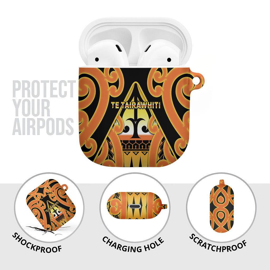 New Zealand Te Tairawhiti AirPods Case Maori Koru Pattern