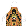 New Zealand Te Tairawhiti Apron Maori Koru Pattern