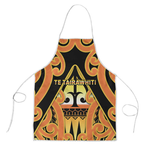 New Zealand Te Tairawhiti Apron Maori Koru Pattern