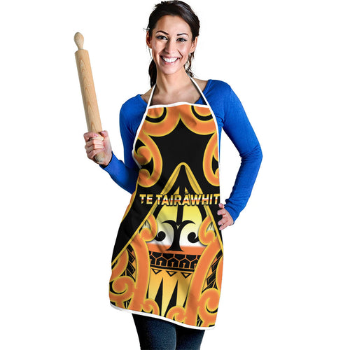 New Zealand Te Tairawhiti Apron Maori Koru Pattern