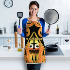 New Zealand Te Tairawhiti Apron Maori Koru Pattern