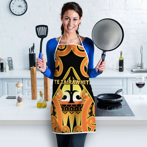New Zealand Te Tairawhiti Apron Maori Koru Pattern