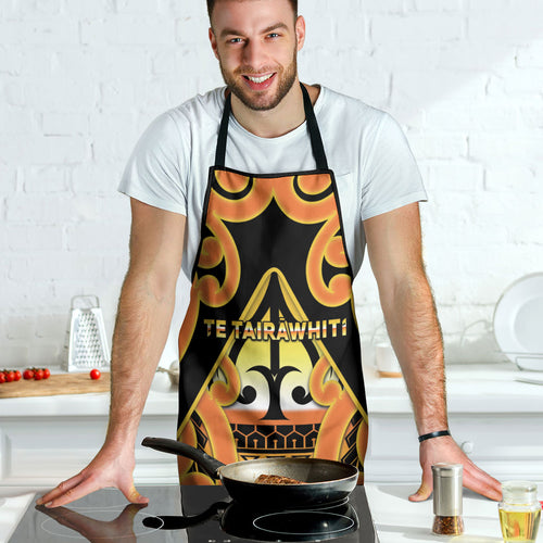 New Zealand Te Tairawhiti Apron Maori Koru Pattern