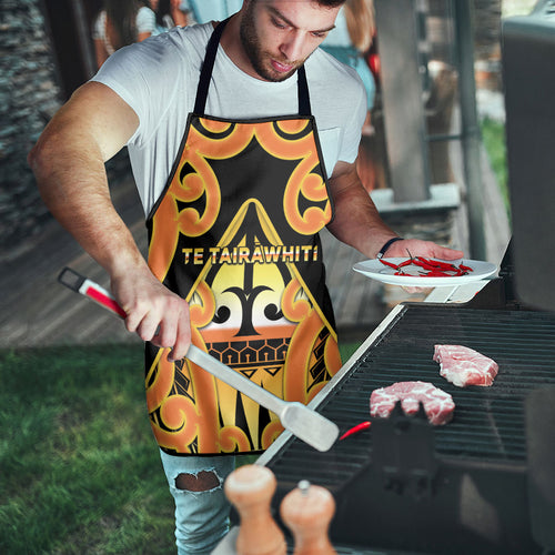 New Zealand Te Tairawhiti Apron Maori Koru Pattern