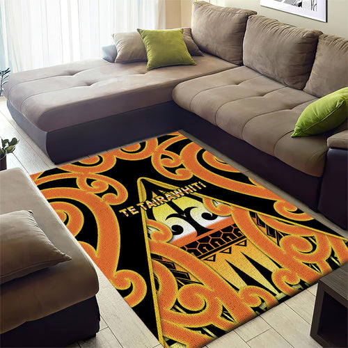 New Zealand Te Tairawhiti Area Rug Maori Koru Pattern