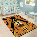 New Zealand Te Tairawhiti Area Rug Maori Koru Pattern