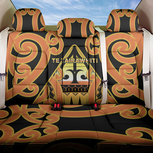 New Zealand Te Tairawhiti Back Car Seat Cover Maori Koru Pattern