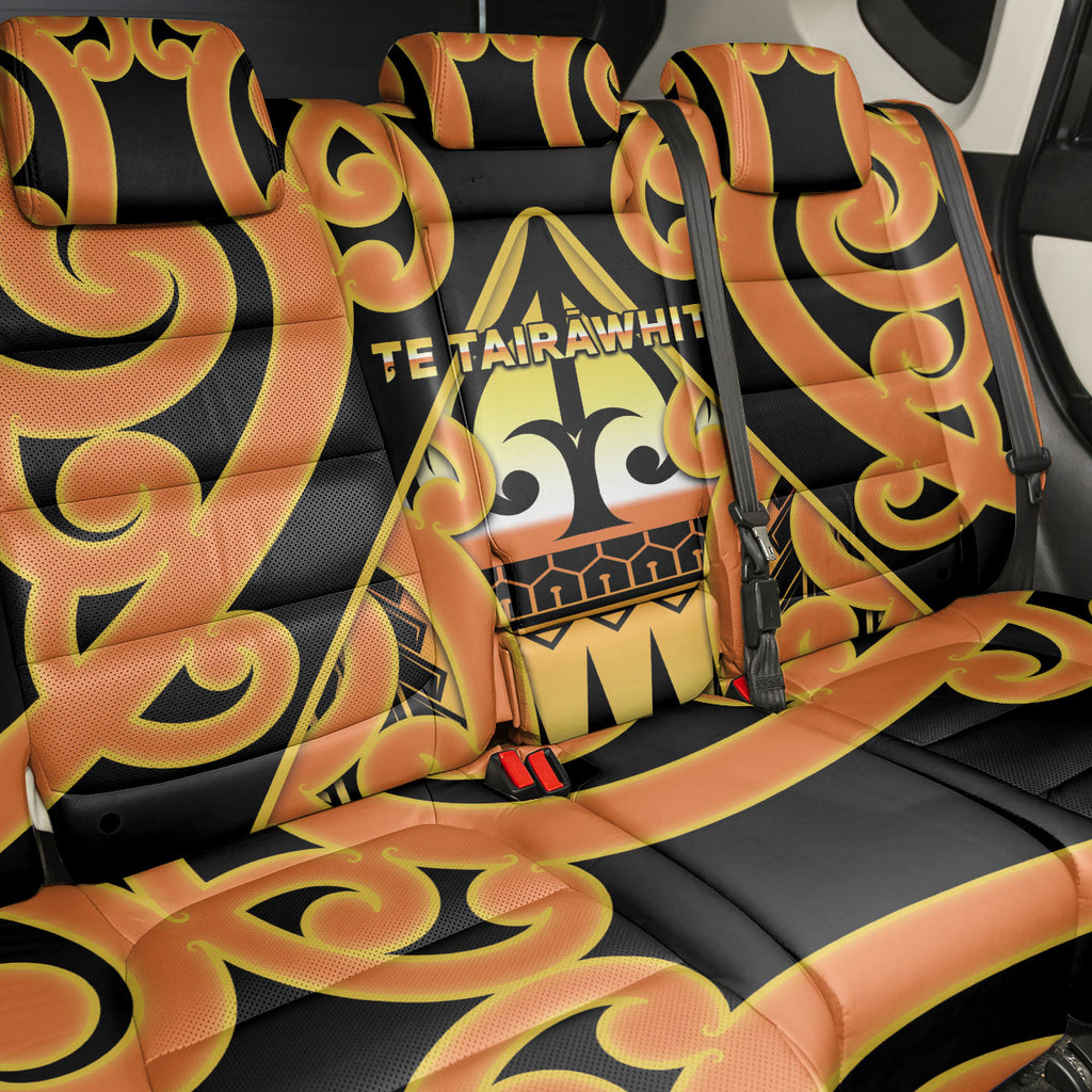 New Zealand Te Tairawhiti Back Car Seat Cover Maori Koru Pattern